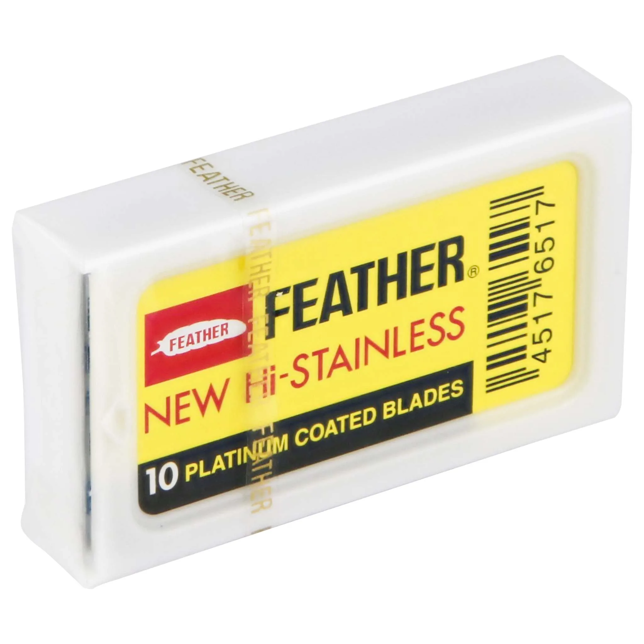 Feather Hi-Stainless DE Blades 10 pcs