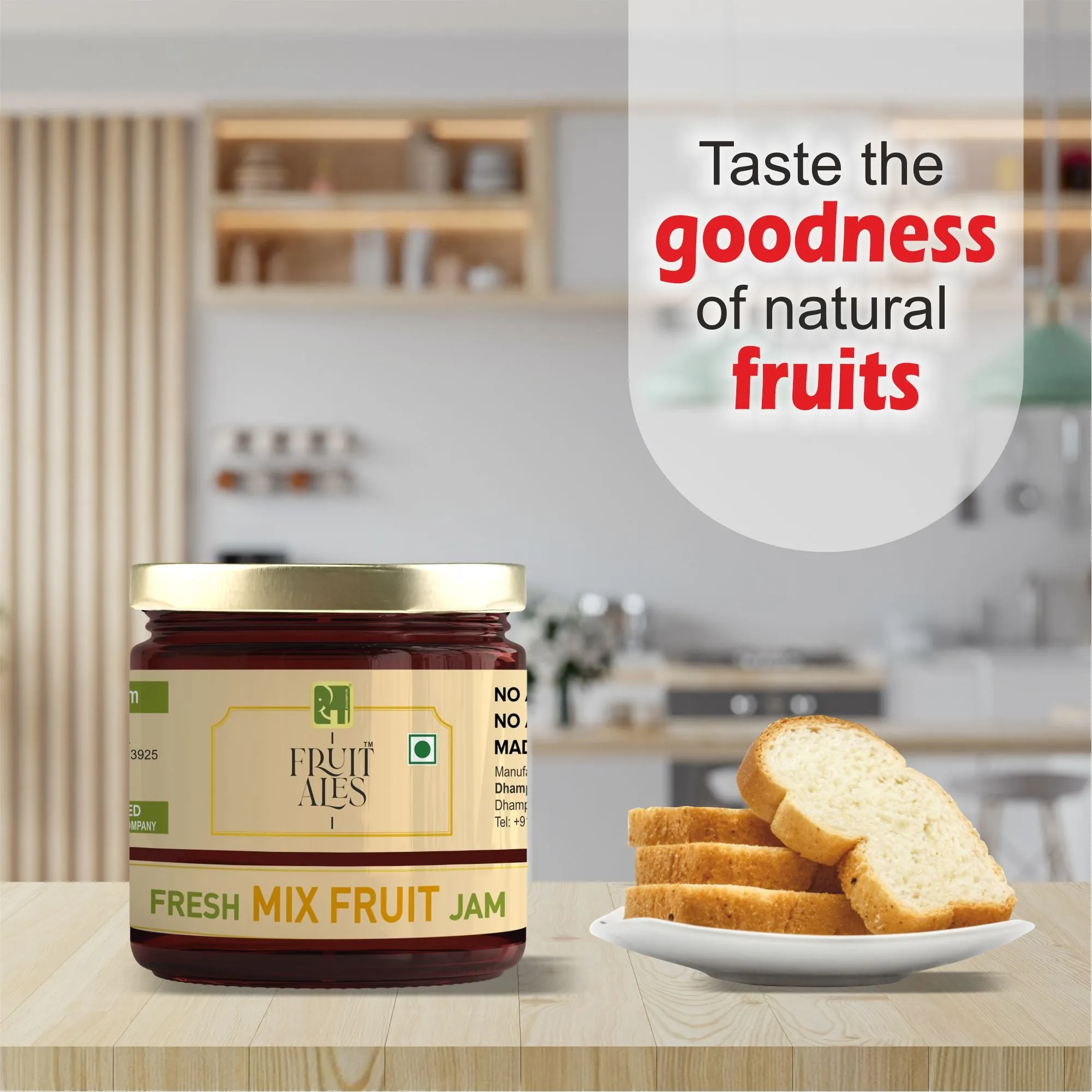 Fresh Mix Fruit Jam 400gm