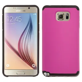 Galaxy Note 5 Case, Slim Hybrid Dual Layer [Shock Resistant] Case Cover for Samsung Galaxy Note 5 - Purple