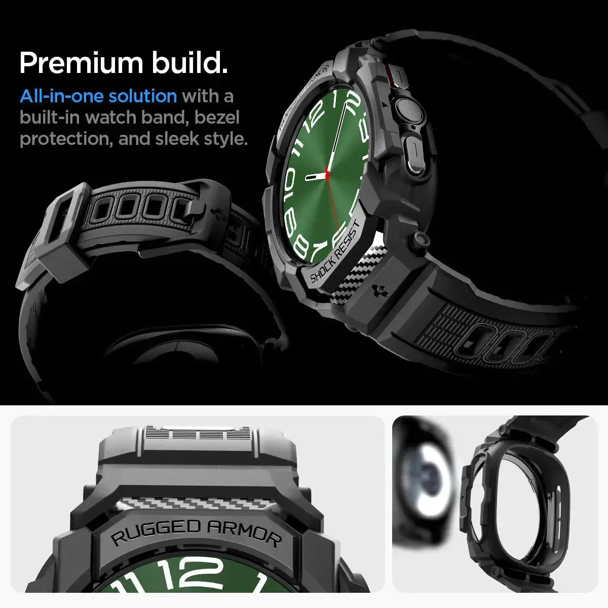 Galaxy Watch Ultra Case (47mm) Rugged Armor Pro
