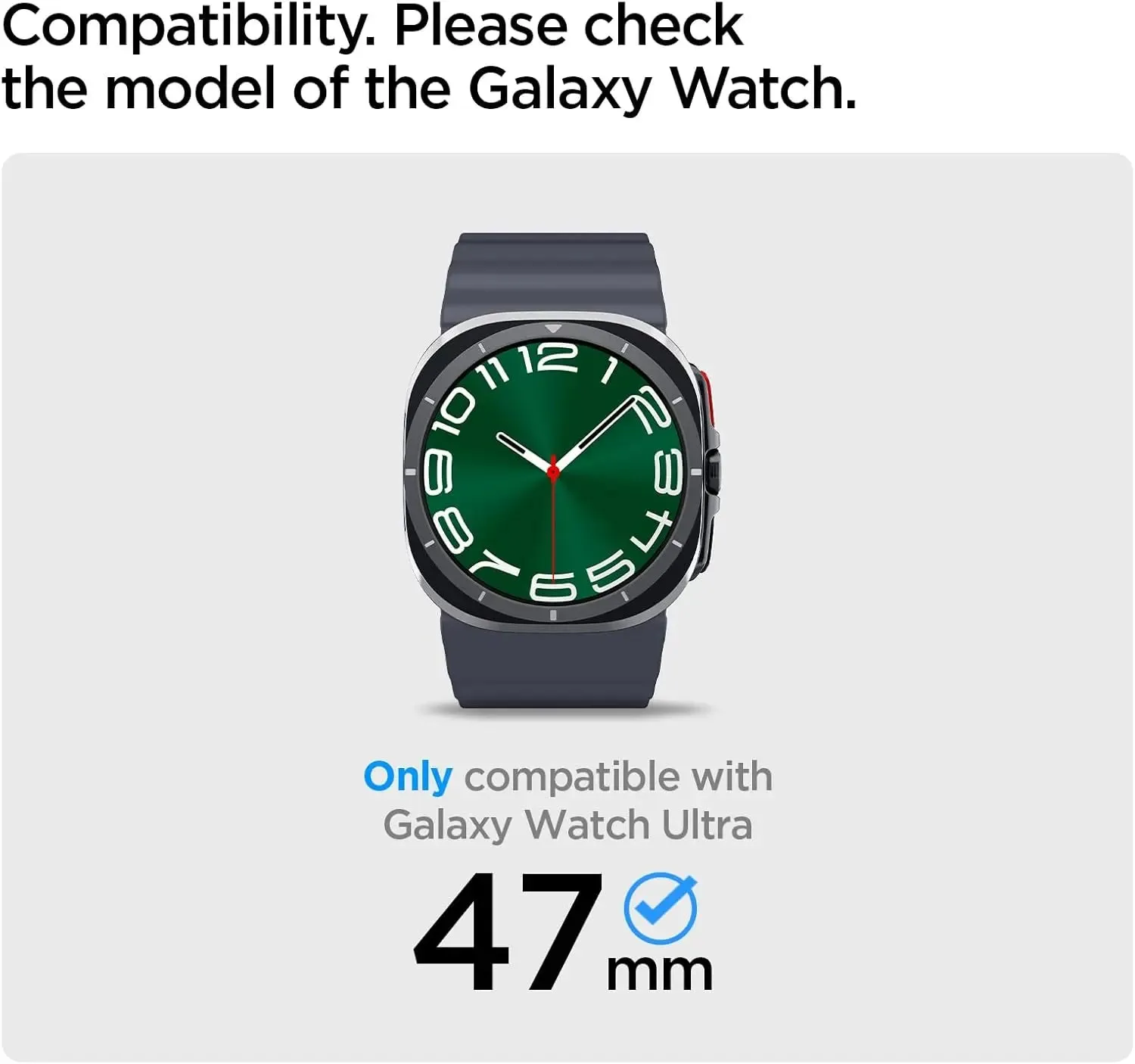 Galaxy Watch Ultra Case (47mm) Rugged Armor Pro