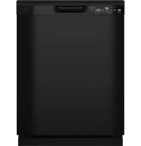 GDF550PGRBB GE® ENERGY STAR® Front Control with Plastic Interior Dishwasher with Sanitize Cycle & Dry Boost