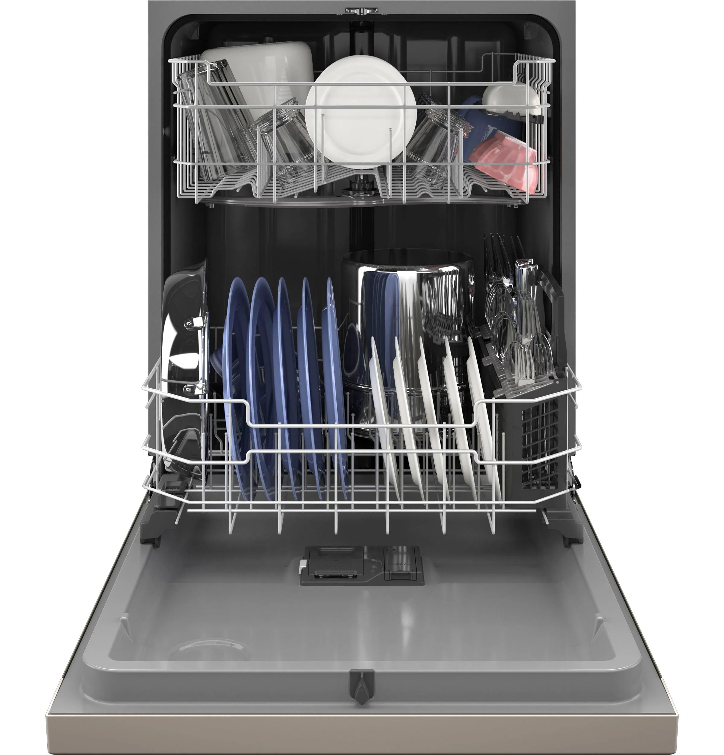 GDF550PMRES GE® ENERGY STAR® Front Control with Plastic Interior Dishwasher with Sanitize Cycle & Dry Boost
