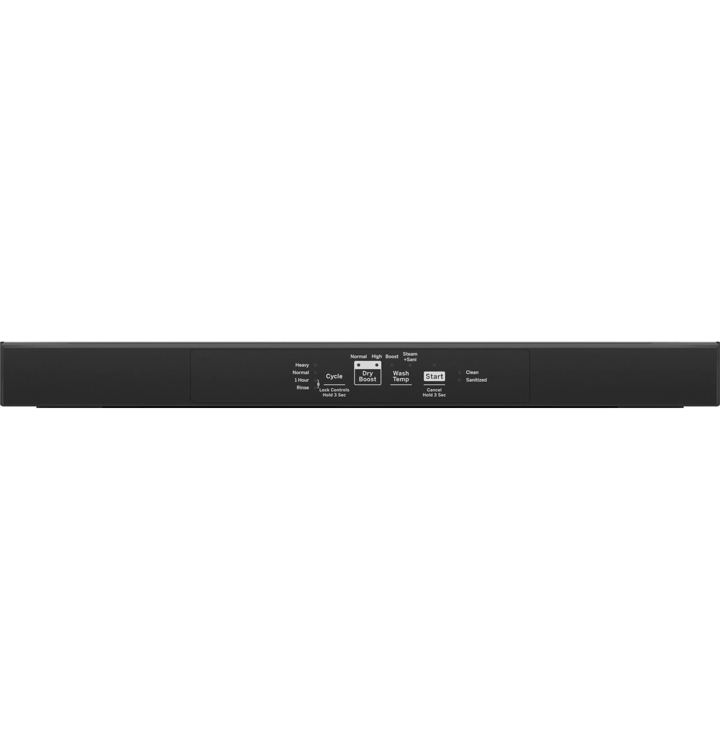 GDT535PGRBB GE® ENERGY STAR® Top Control with Plastic Interior Dishwasher with Sanitize Cycle & Dry Boost
