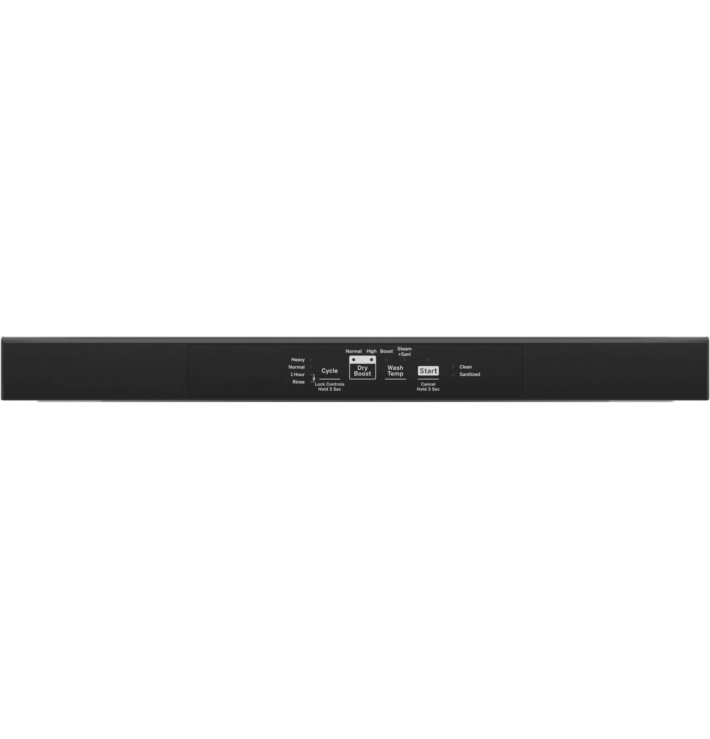 GDT535PGRWW GE® ENERGY STAR® Top Control with Plastic Interior Dishwasher with Sanitize Cycle & Dry Boost