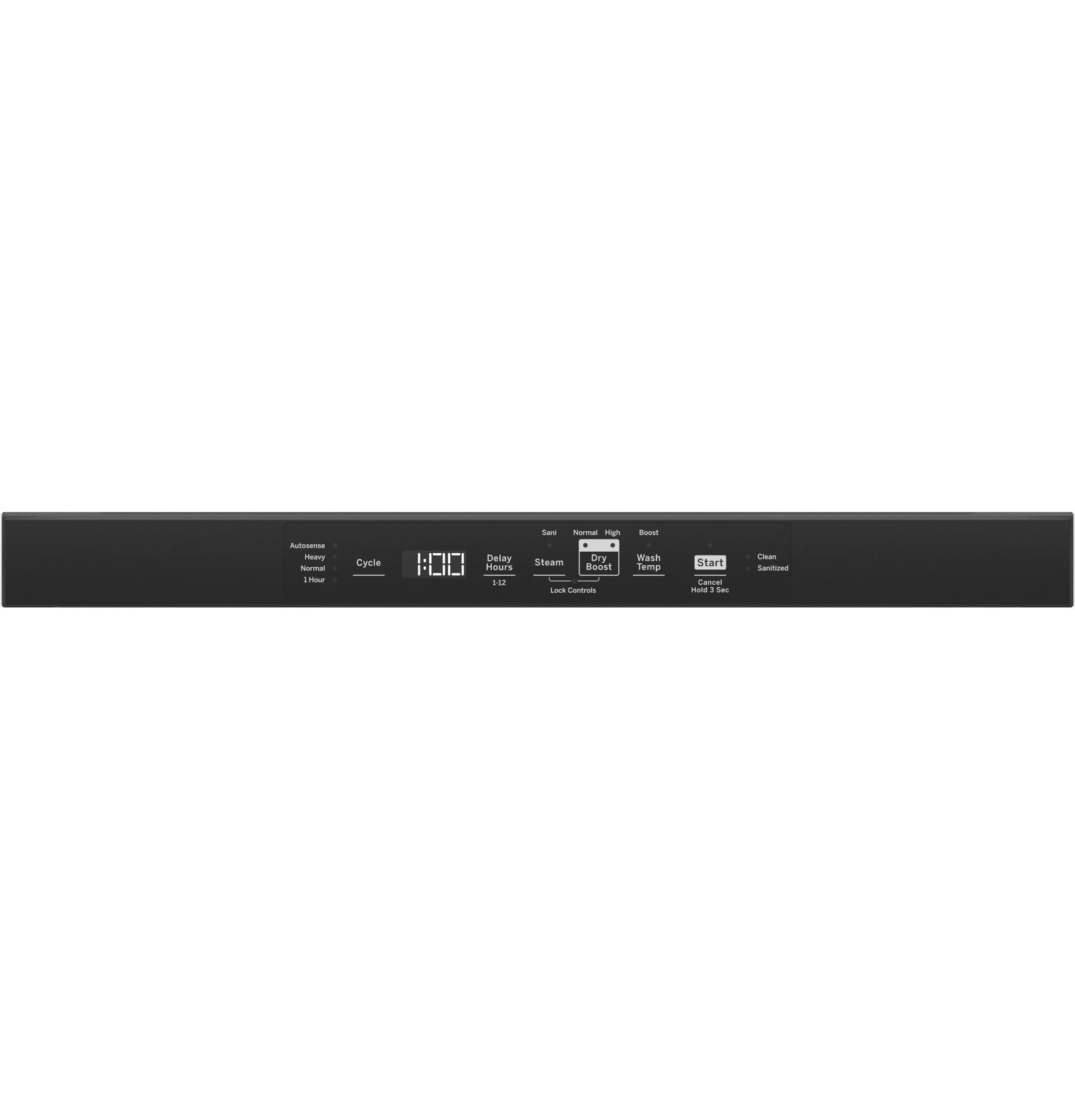 GDT550PGRWW GE® ENERGY STAR® Top Control with Plastic Interior Dishwasher with Sanitize Cycle & Dry Boost