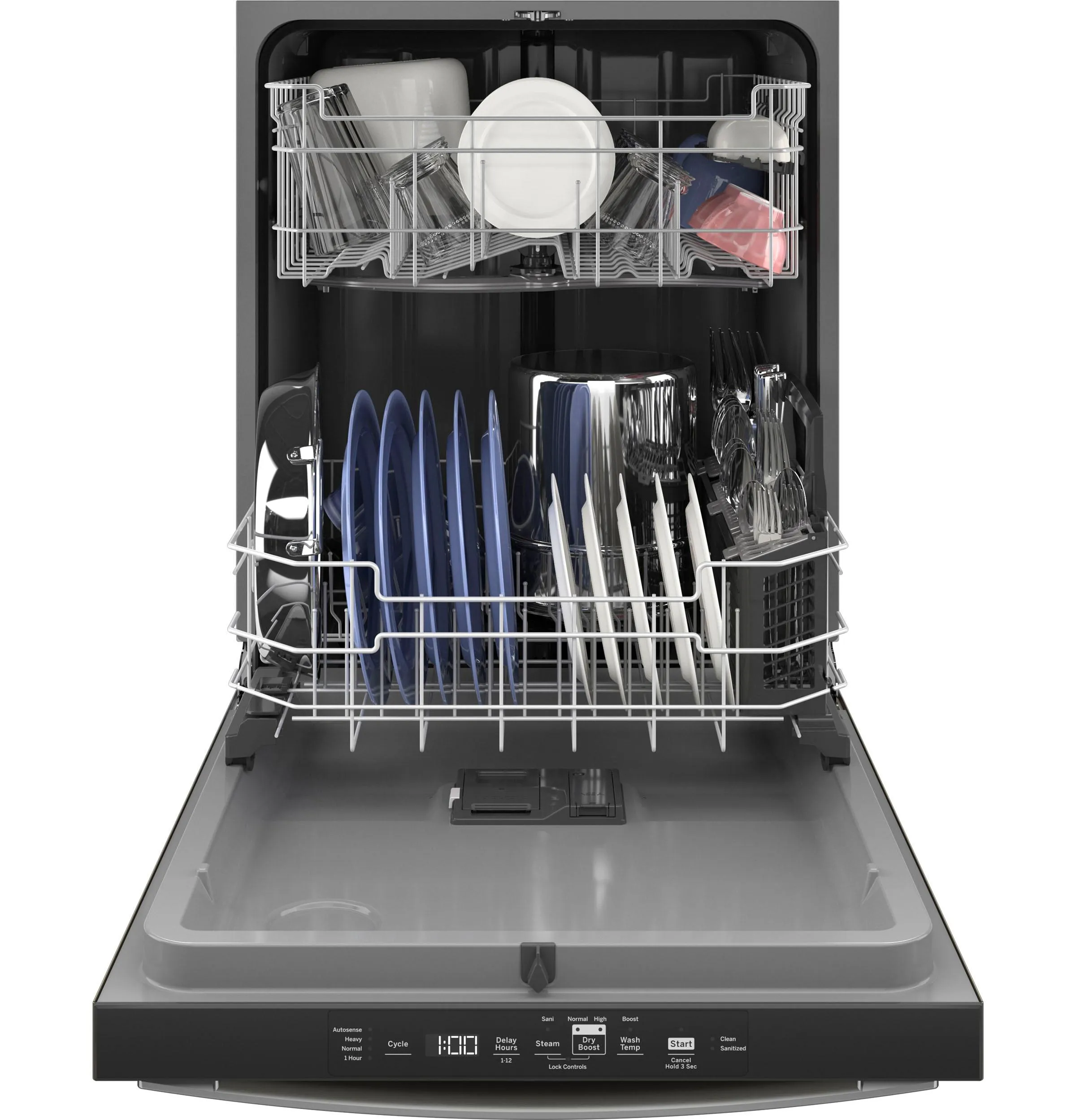 GDT550PMRES GE® ENERGY STAR® Top Control with Plastic Interior Dishwasher with Sanitize Cycle & Dry Boost