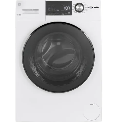 GE® 24" 2.4 Cu. Ft. Front Load Washer with Steam (GFW148SSMWW)