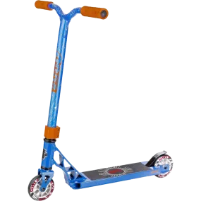 Grit Fluxx Mini Scooter - Color:  Satin Blue/Silver Laser