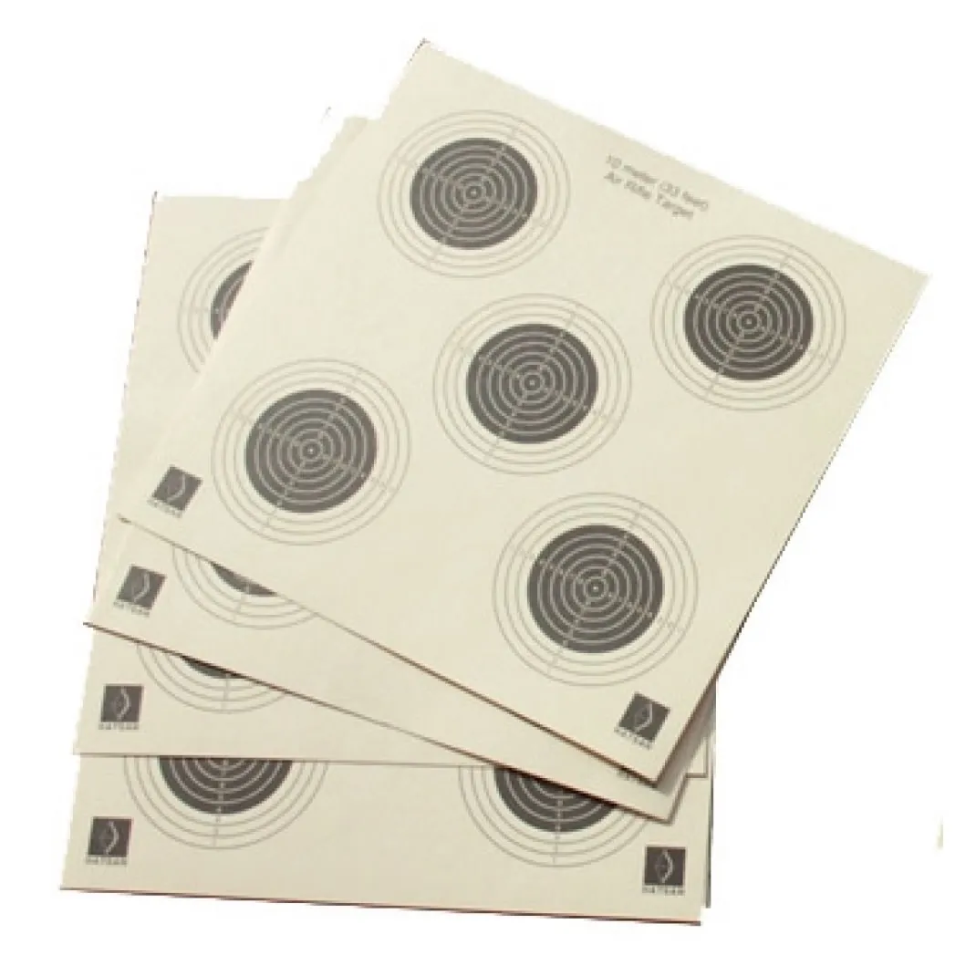 Hatsan Paper Target 5-Spot 100 pcs Beige | Buy Hatsan Paper Target 5-Spot 100 pcs Beige here | Outnorth