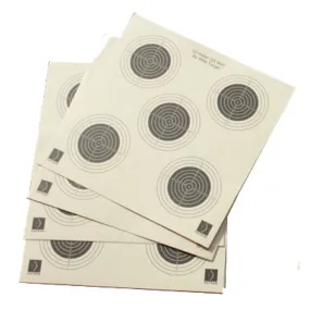 Hatsan Paper Target 5-Spot 100 pcs Beige | Buy Hatsan Paper Target 5-Spot 100 pcs Beige here | Outnorth