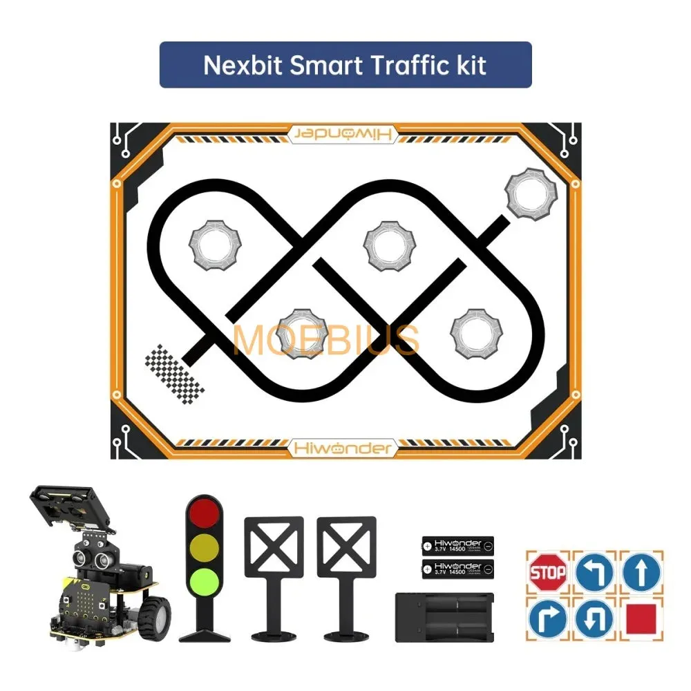 Hiwonder AI Vision Robot Nexbit micro:bit V2 Programming Educational Robot Support WonderCam Smart Vision Module