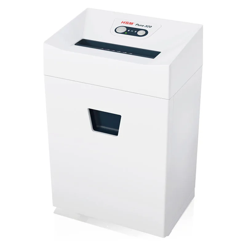 HSM Pure 320 Cross Cut Shredder Level 3/P-4