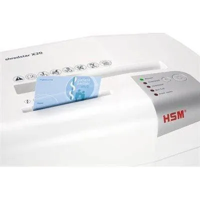 HSM Shredstar X20 Cross Cut Shredder Level 3/P-4