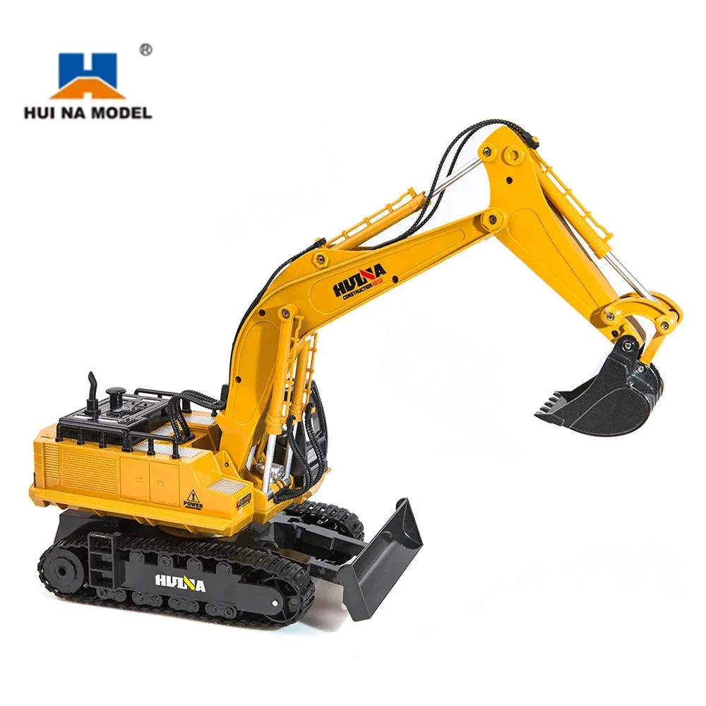 HUINA 1531 1/16 2.4G 11CH RC Car Alloy Excavator Engineering Digger