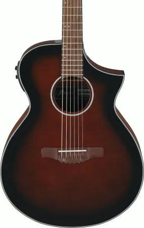 Ibanez AEWC11 DVS Acoustic Electric Guitar In Dark Violin Sunburst High Gloss