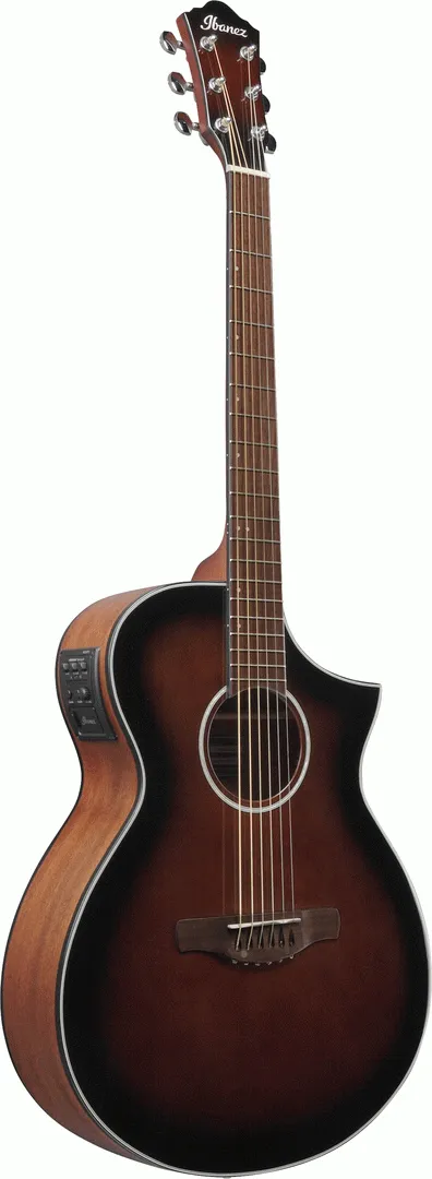 Ibanez AEWC11 DVS Acoustic Electric Guitar In Dark Violin Sunburst High Gloss