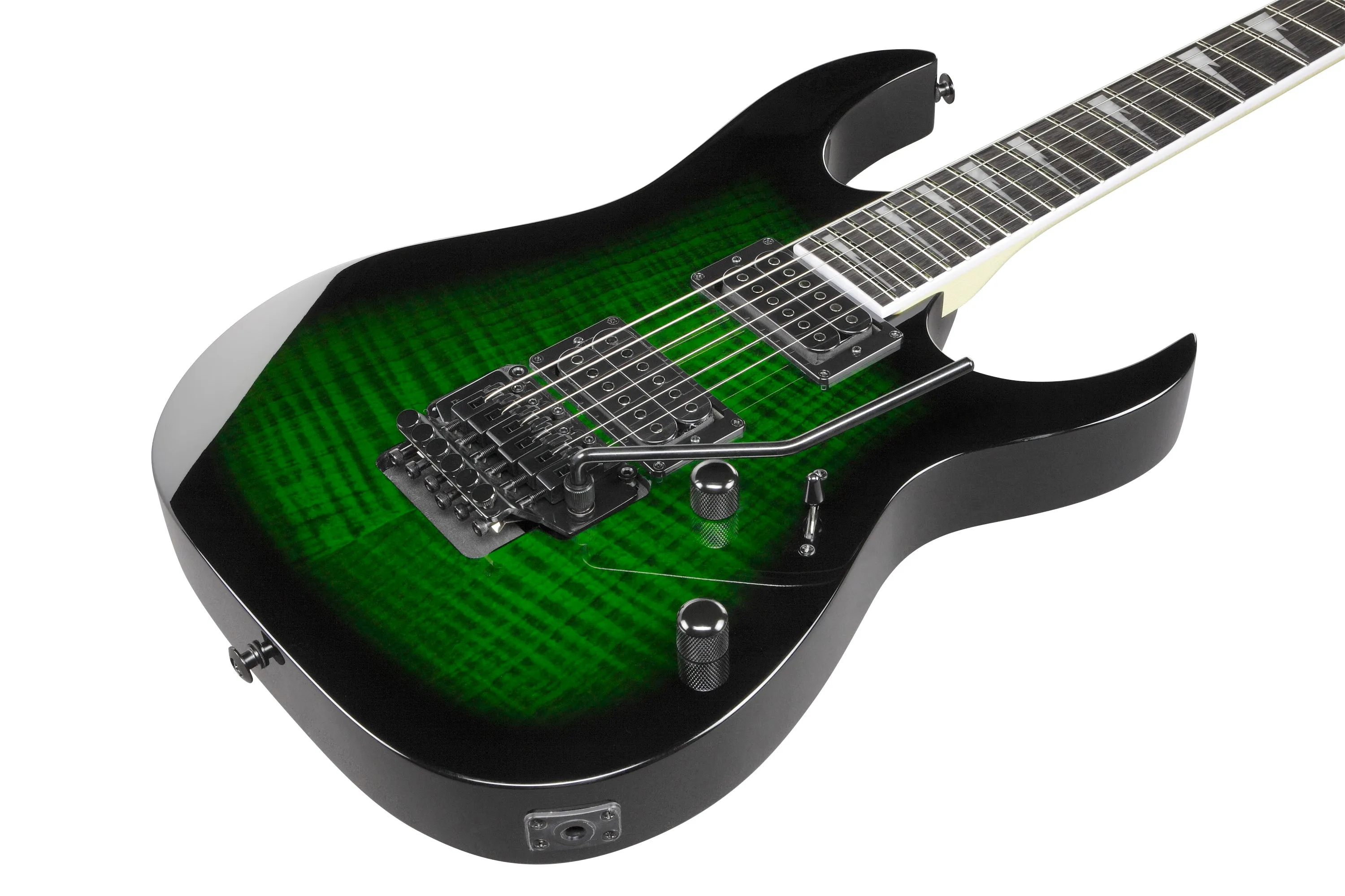 Ibanez GRG320FATEB Gio RG Series Electric Guitar (Transparent Emerald Burst)