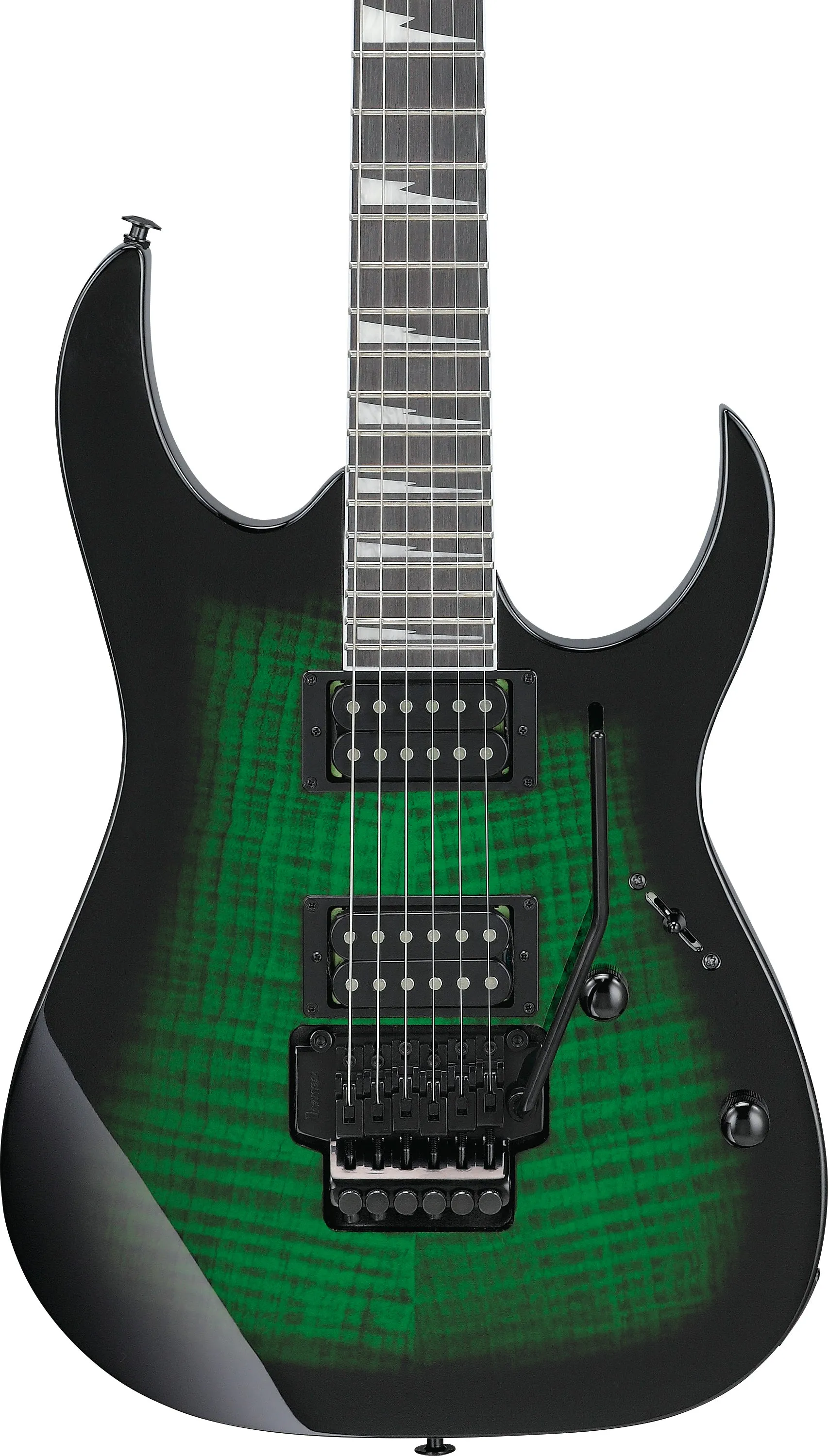 Ibanez GRG320FATEB Gio RG Series Electric Guitar (Transparent Emerald Burst)