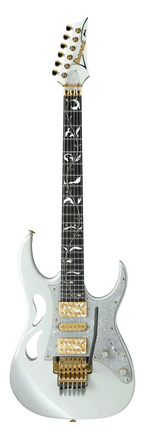 Ibanez PIA3761SLW Steve Vai Signature Electric Guitar (Stallion White)