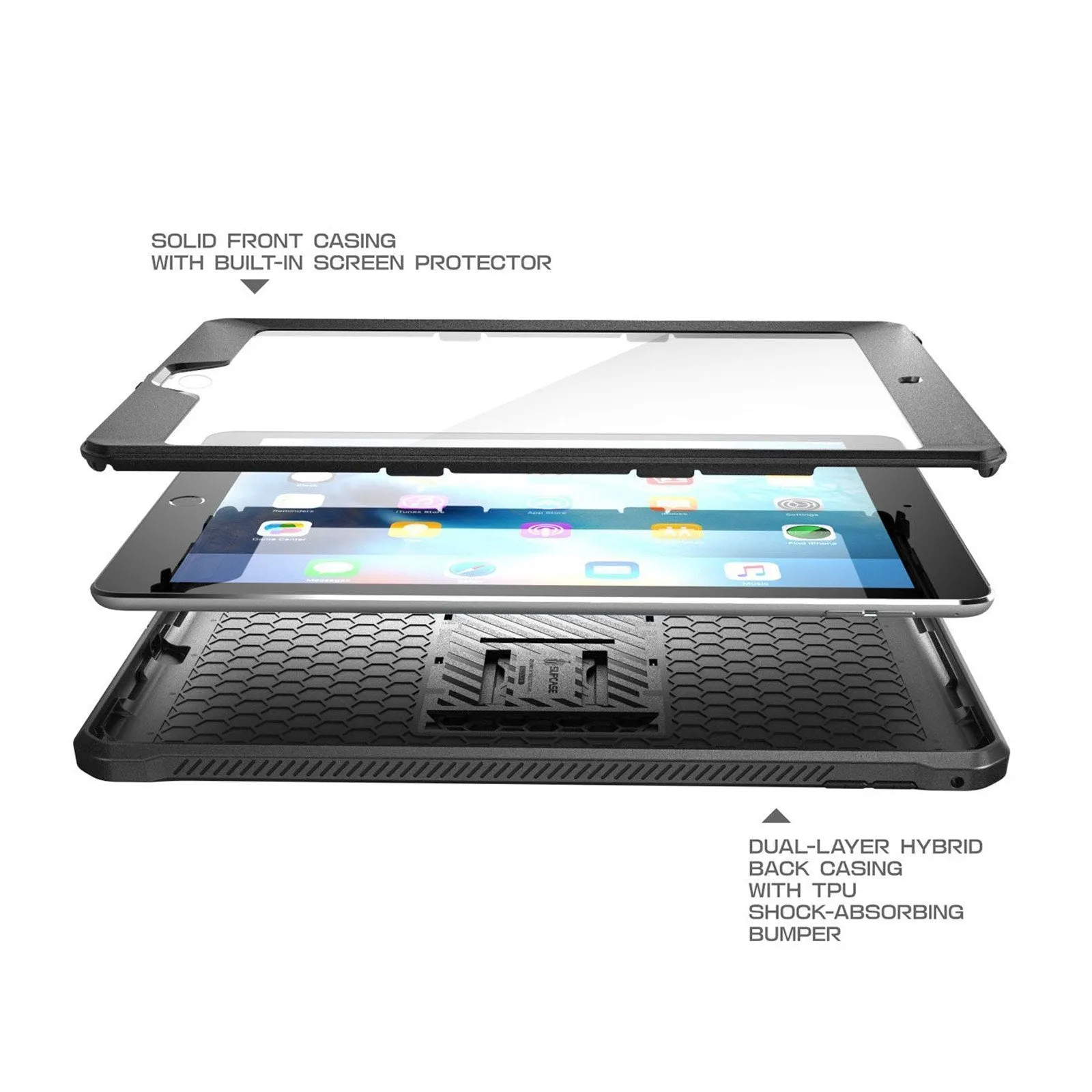 iPad 9.7 inch Unicorn Beetle Pro Full-Body Case(open box)-Black
