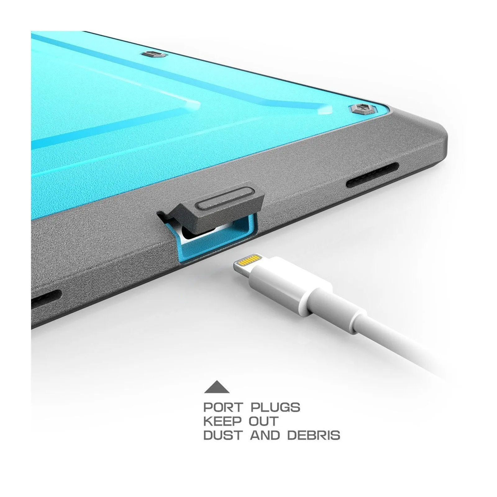 iPad 9.7 inch Unicorn Beetle Pro Full-Body Case(open box)-Blue