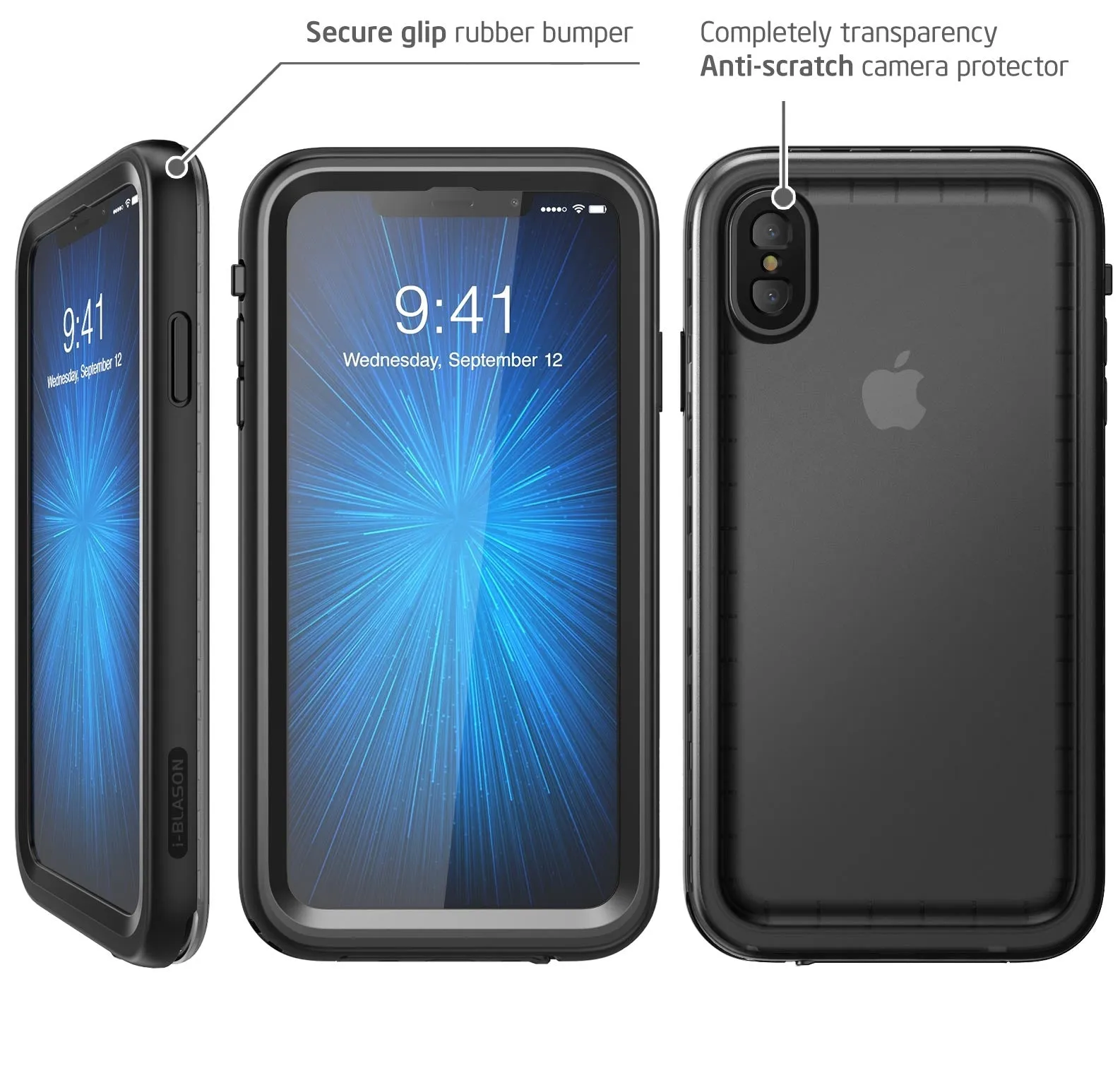 iPhone XS Max Aegis Waterproof Case-Black