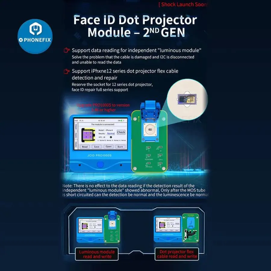 JC 5th Gen Face ID Dot Projector Module For JC V1S pro