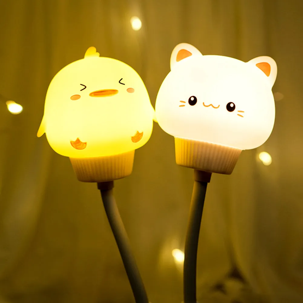 Kawaii Animal Buddies Plug-in Night Lights
