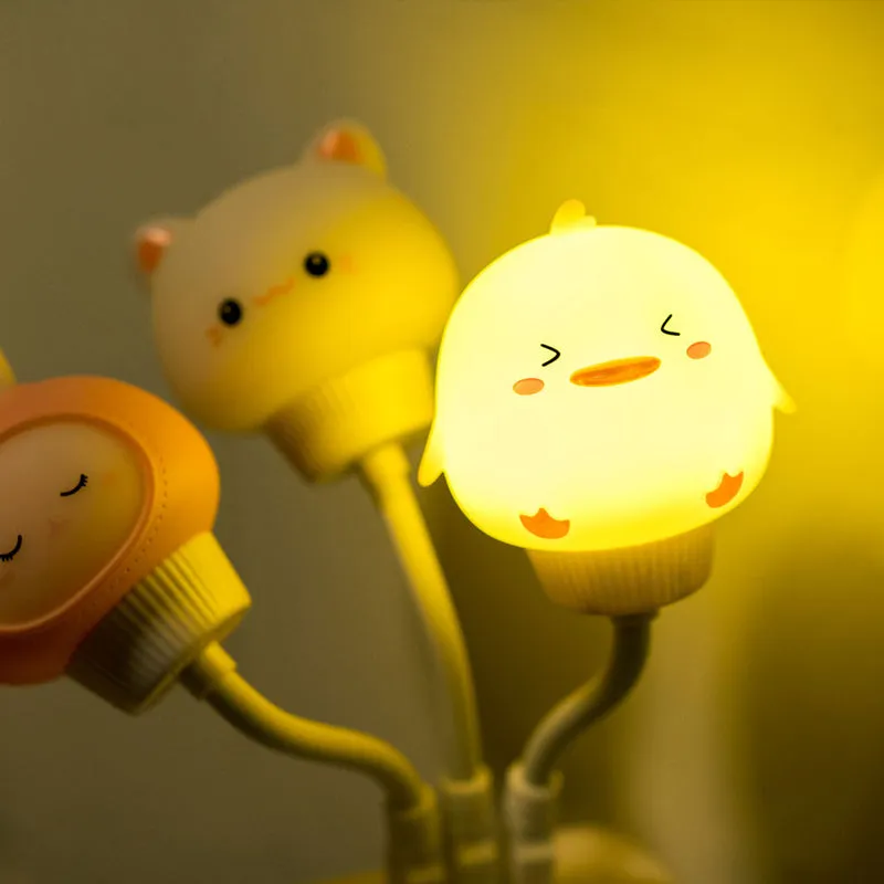 Kawaii Animal Buddies Plug-in Night Lights