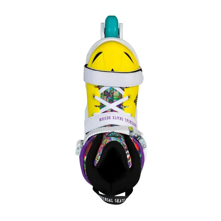 Kids Adjustable Powerslide Glitch Aggressive Inline Skates
