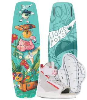 Liquid Force Holiday FS Wakeboard Package with Dream Boots (2025)