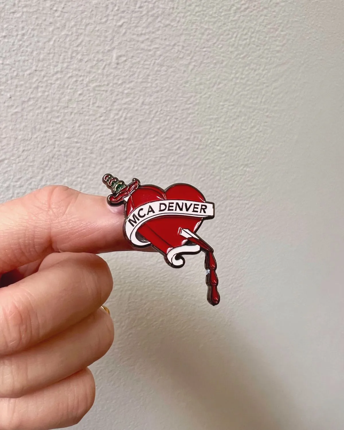 MCA Denver Heart Pin