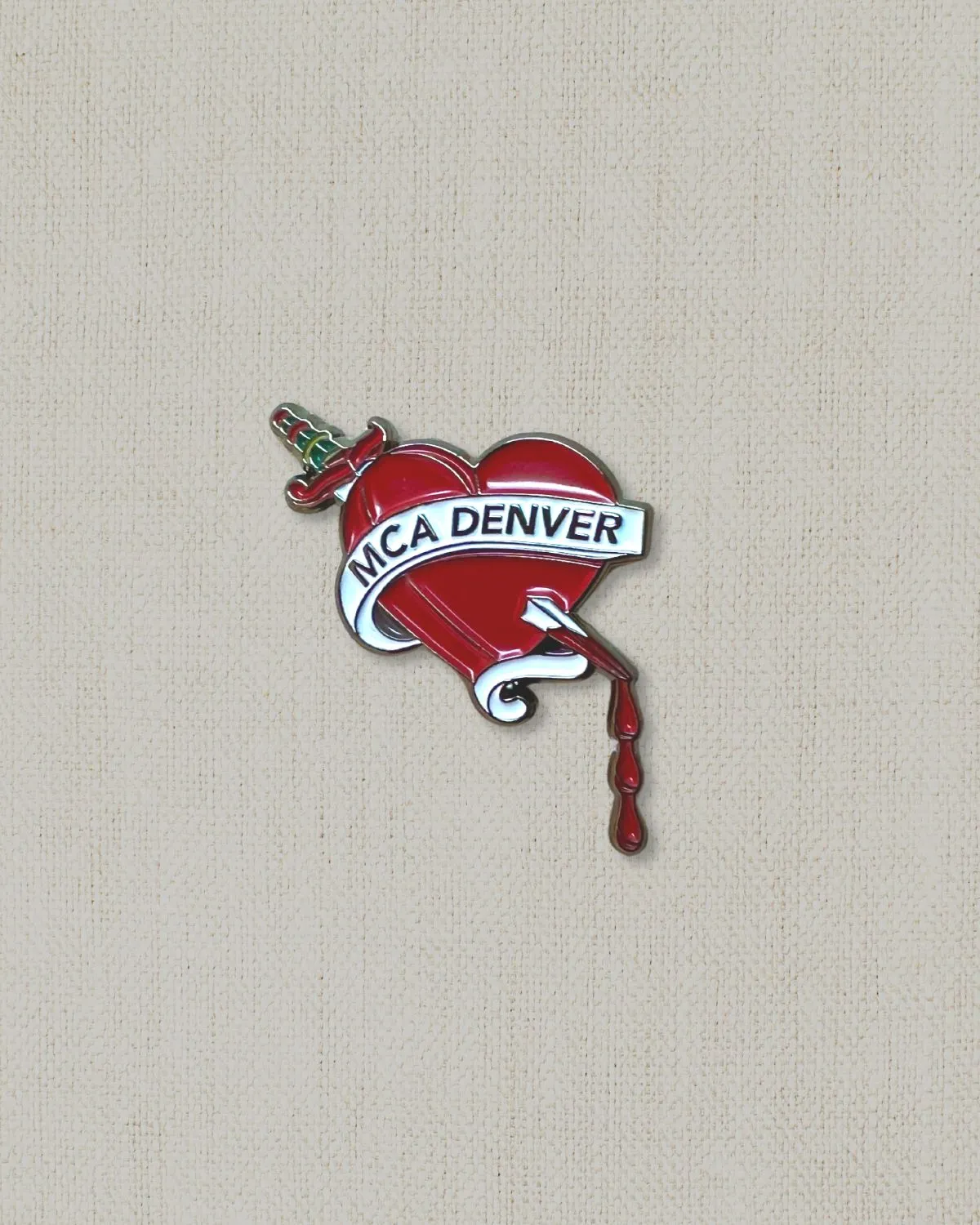 MCA Denver Heart Pin