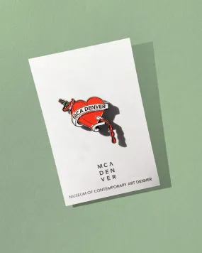 MCA Denver Heart Pin