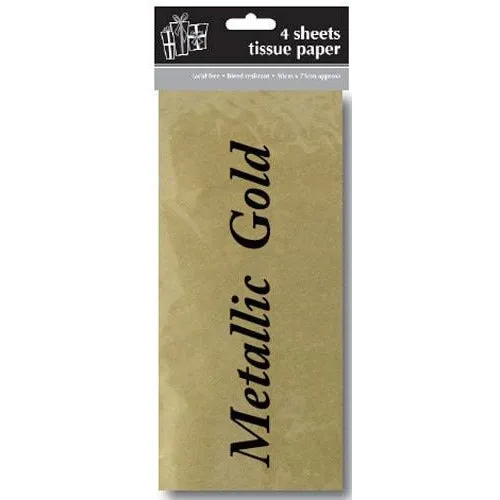 Metallic Gold Tissue Paper