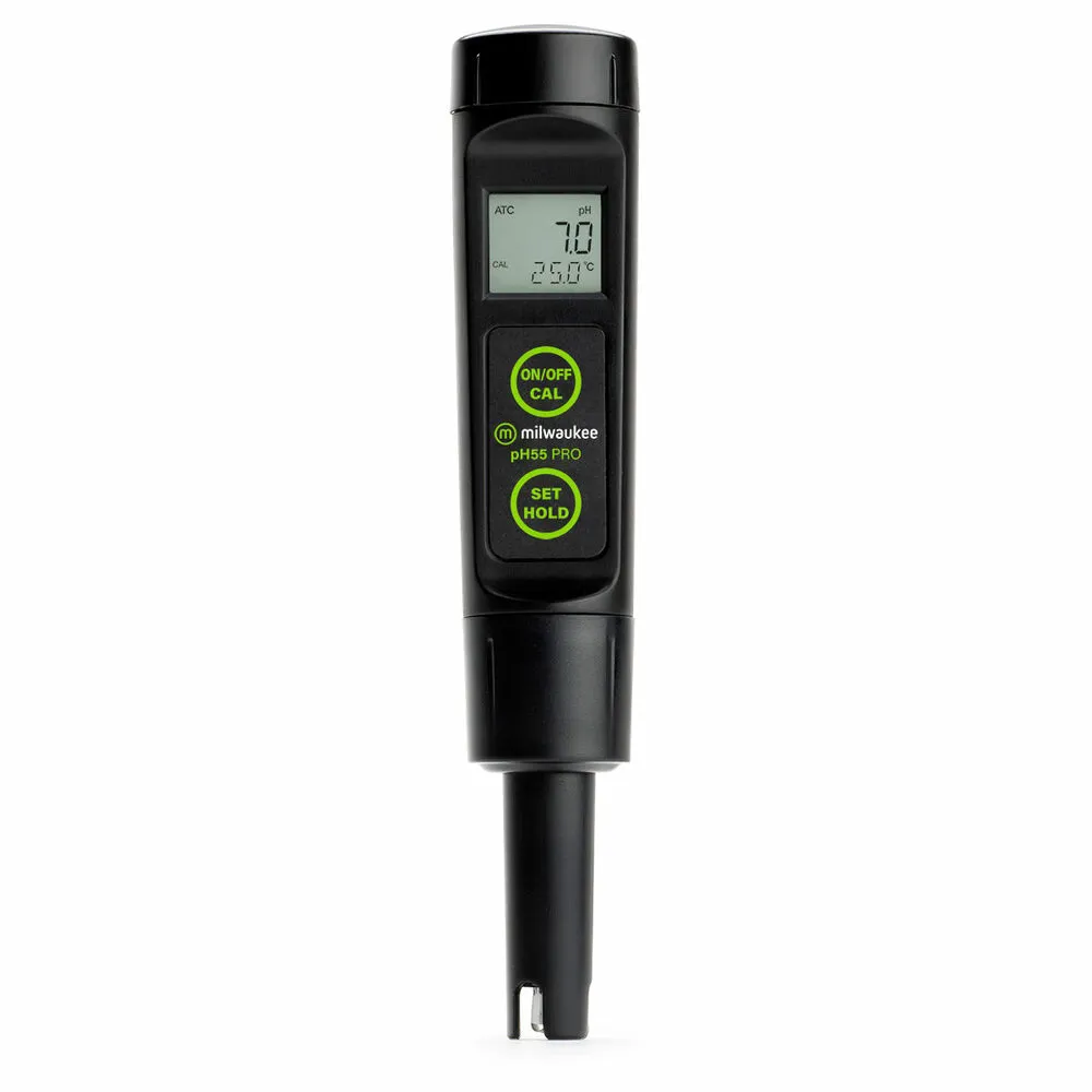 Milwaukee | PH55 PRO Waterproof pH & Temperature Tester with ATC & Replaceable Probe