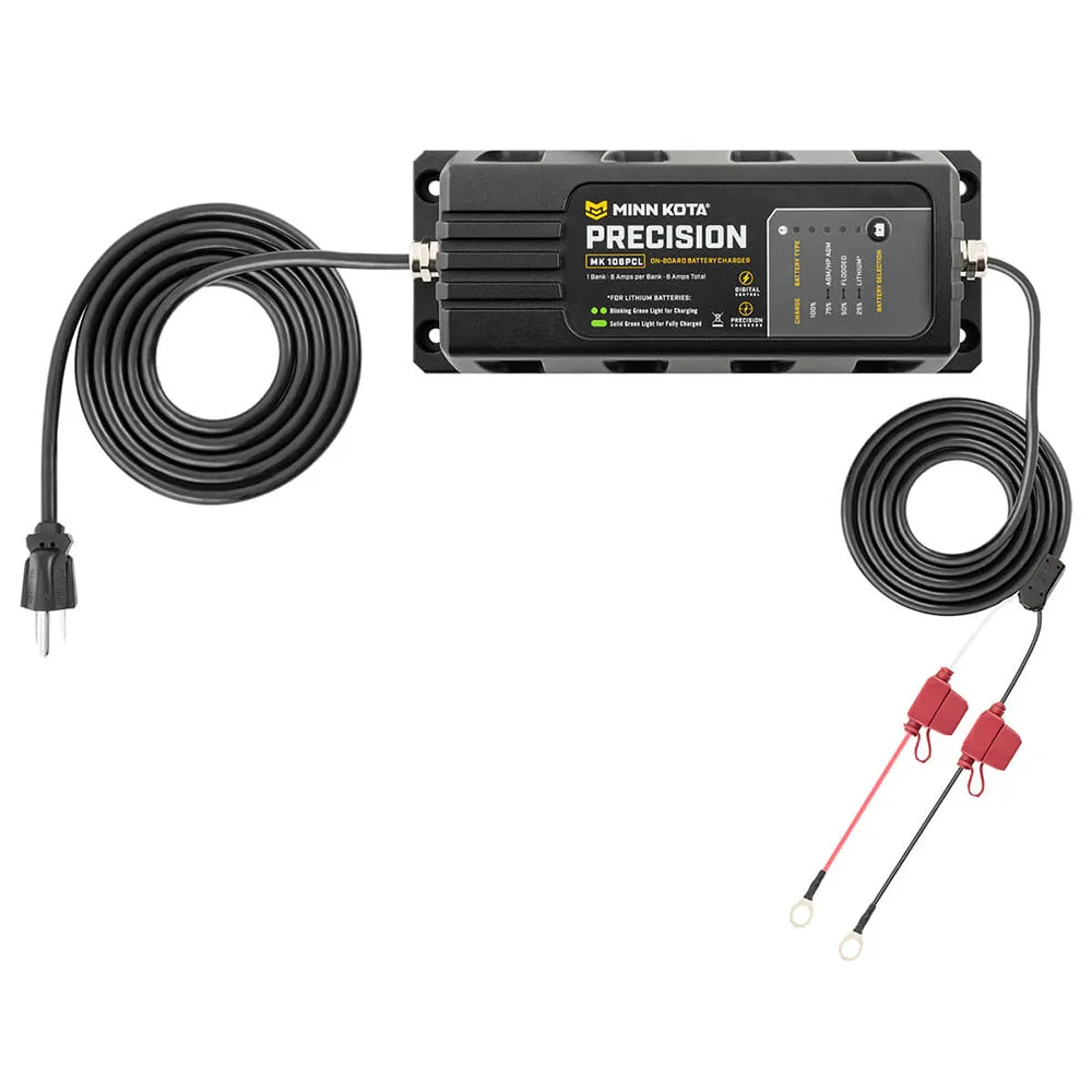 Minn Kota MK106PCL Precision Charger 1 Bank 6AMPS