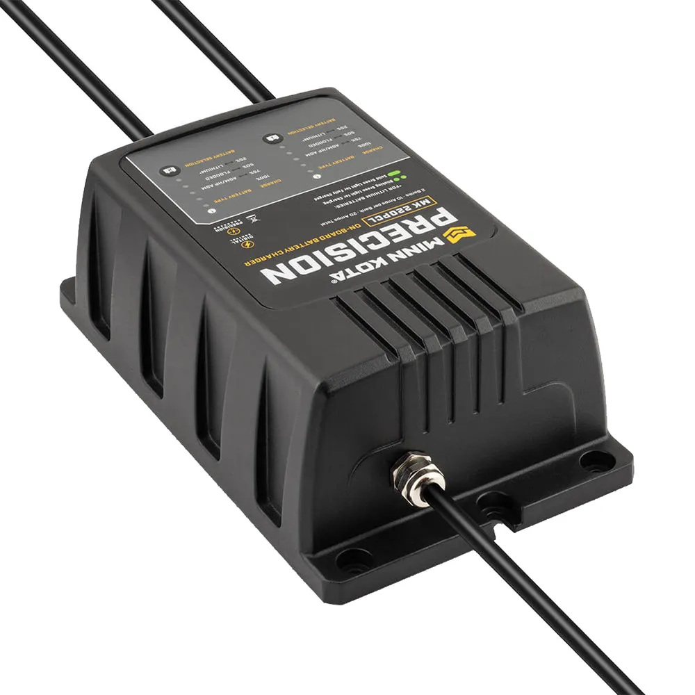 Minn Kota MK220PCL Precision Charger 2 Bank 10 Amps