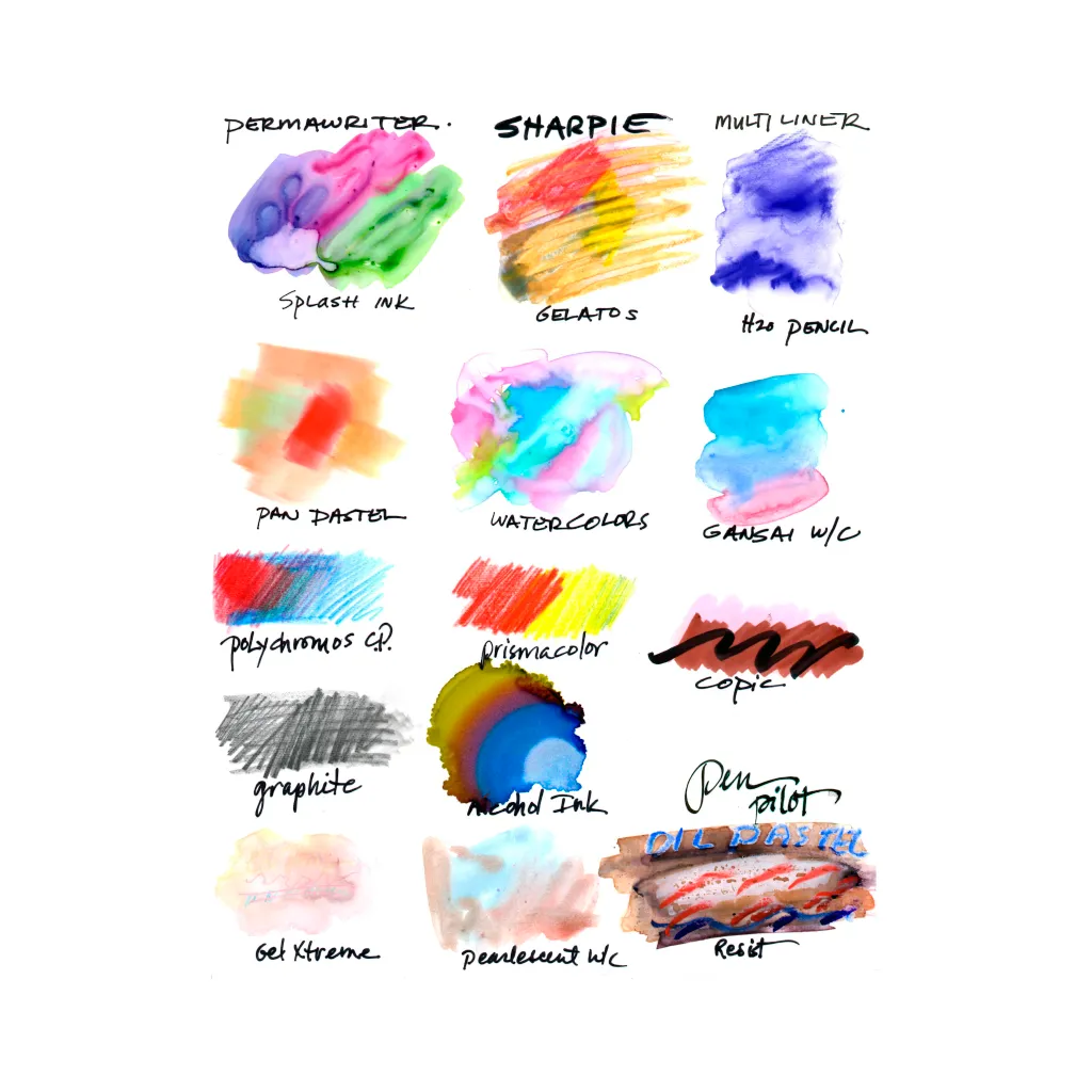 Multi Media Mineral Paper Pad, 240 gsm, 20 sheets 11” x 14” (JMP400G)