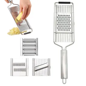 Multi-Purpose Vegetable Slicer Kitchen Peeler Stainless Steel Grater Shredder Cutter