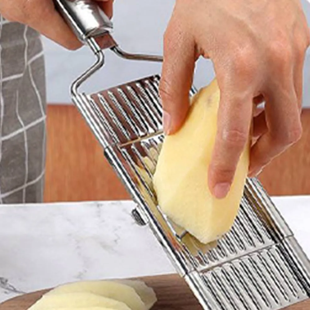 Multi-Purpose Vegetable Slicer Kitchen Peeler Stainless Steel Grater Shredder Cutter