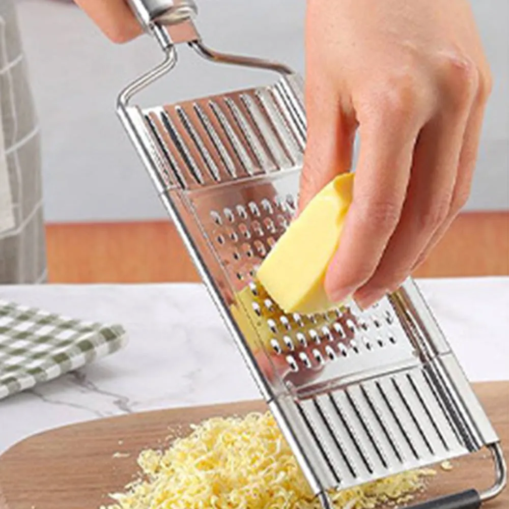 Multi-Purpose Vegetable Slicer Kitchen Peeler Stainless Steel Grater Shredder Cutter