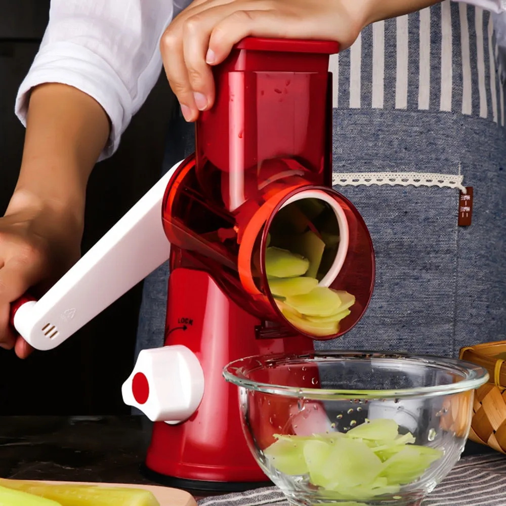 Multifunctional Hand-operated Vegetable Potato Julienne Carrot Shredder Slicer Kitchen Roller Vegetable Cutter Food Processor