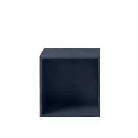 muuto | stacked storage system | module with backboard | medium midnight blue - DC
