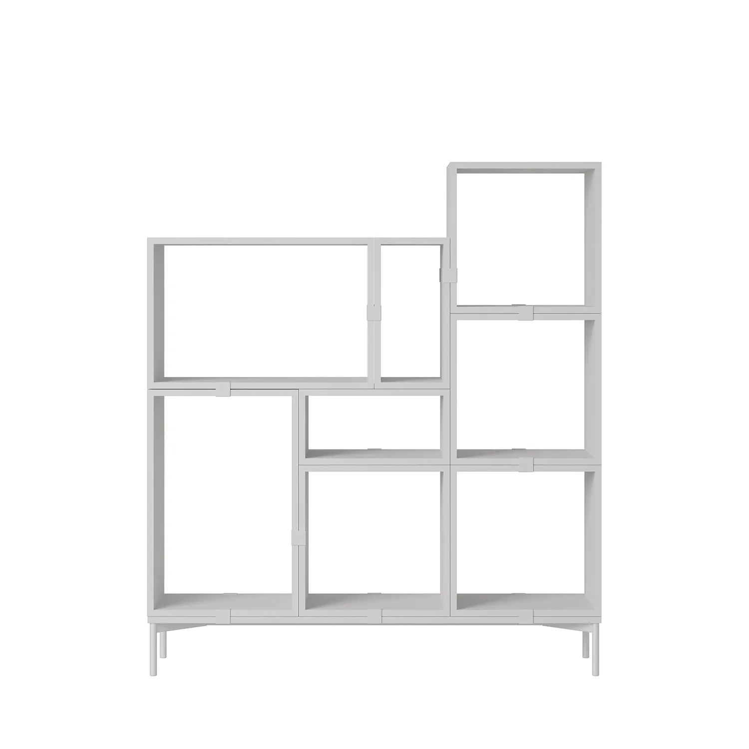 muuto | stacked storage system | open module | medium grey