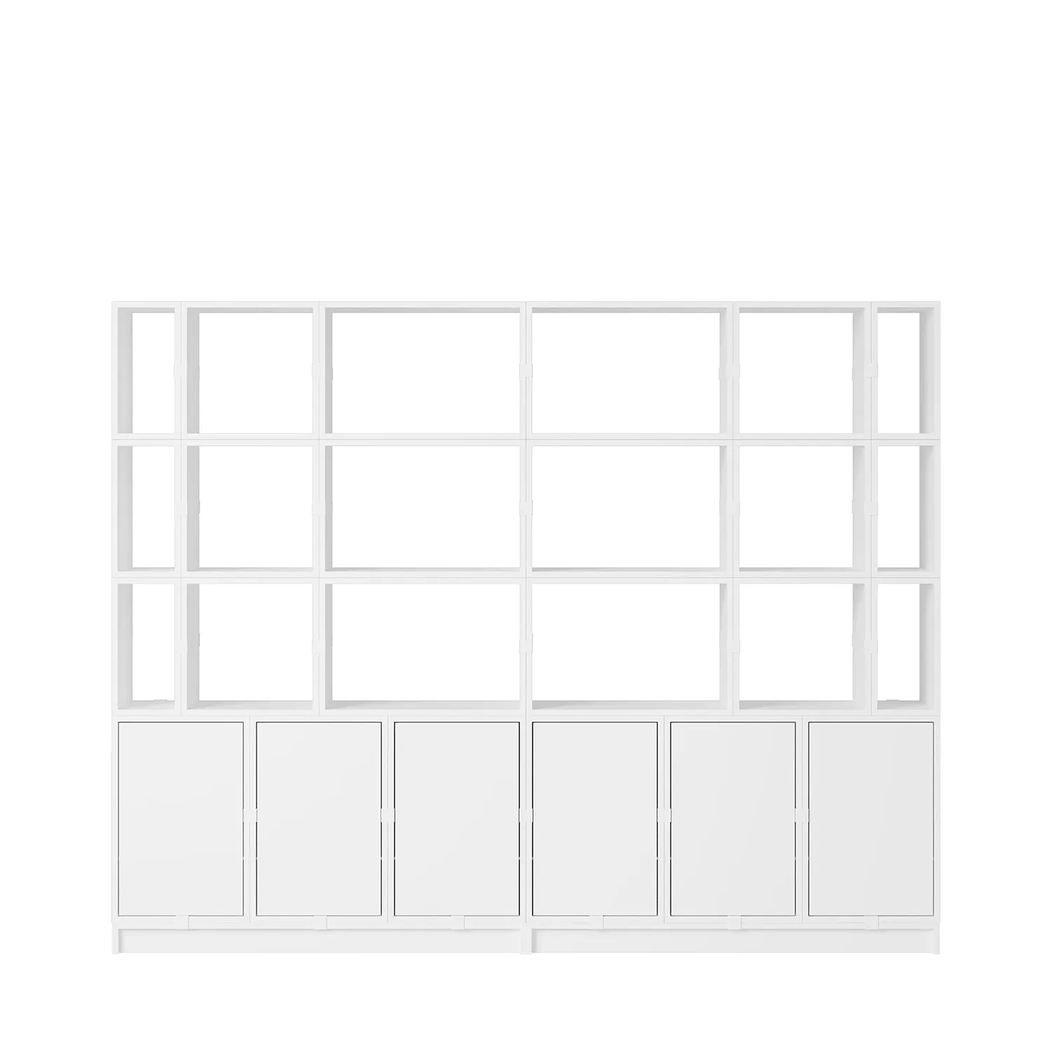 muuto | stacked storage system | open module | small white