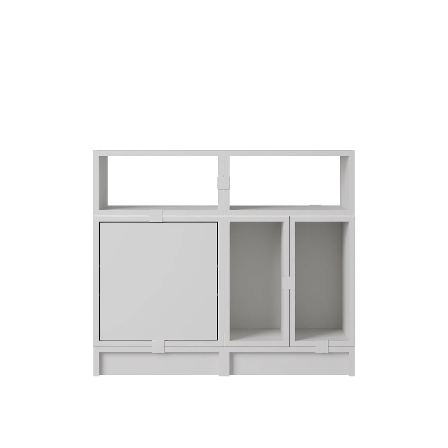 muuto | stacked storage system | plinth 43.5cm | grey