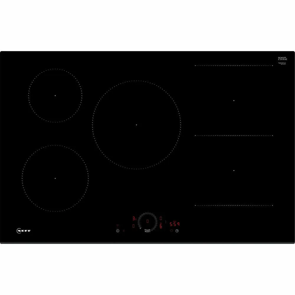 Neff N 70 80CM Cooker Top Induction Hob - Black | T58FHW1L0
