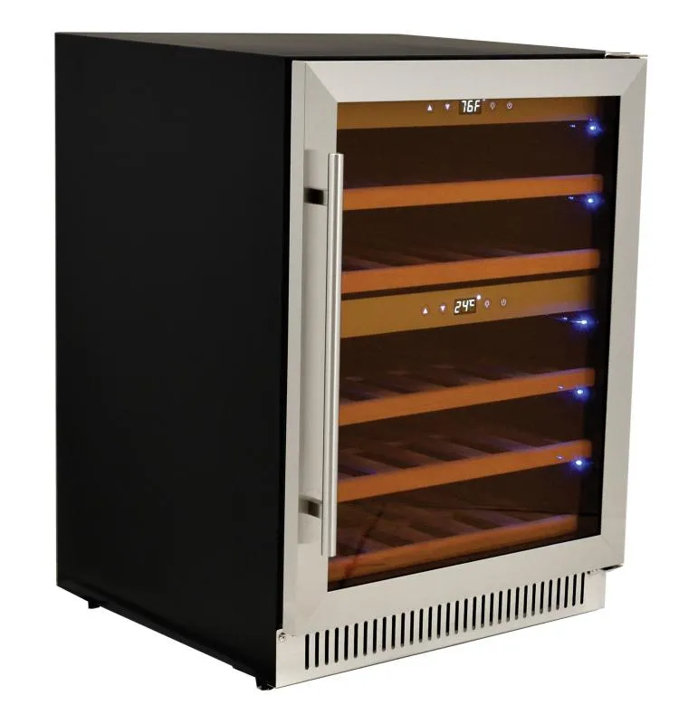 Nella 23" Dual Zone Wine Cooler with 40 Bottle Capacity & 1 Glass Door